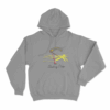 Shooting Star Unisex Hoodie Grey
